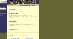 Desktop Screenshot of netmba.com